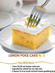 23K views · 141 reactions | Lemon  Poke Cake   This moist and...