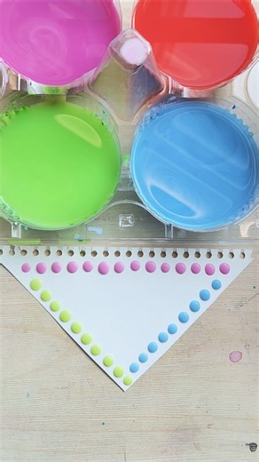 Relax your mind with color drops🌈 #shorts #satisfying #colordrop #colormindlap