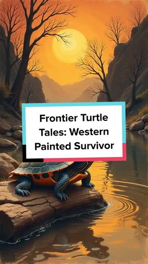 Meet the Western Painted Turtle, a true survivor of Old West rivers! Discover how this colorful critter shaped frontier life. #OldWest #WildWest #WesternHistory #FrontierLife #TurtleTales #NatureHistory #SurvivalSkills