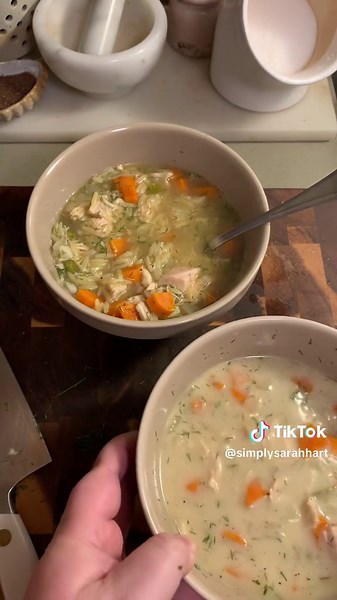 @Sarah Hart | Freezer Cooking cooking the chicken noodle soup starter cubes straight from the freezer. This was an easy weeknight dinner for me and my husband. The full recipe for the soup and how to freeze the cubes is on my substack which is in my profile 🔗