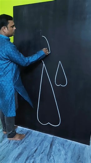 574K views · 17K reactions | Learn How to Draw Garba Dance Couple | Beautiful Chalk Art on Blackboard  #garba #chalkart #blackboardart #drawing #art #chanchalbasuart #shortvideo #reels #navratri #traditionalart #festivalart #coupledrawing #garbadance #indianart #chalkdrawing | Chanchal Basu | Facebook