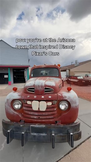 Have you been to the real-life Cars town in Arizona? 🚗 🏁 Welcome to Seligman, AZ — the quirky Route 66 town that inspired Disney Pixar’s Cars! Much of the movie’s story is based on local legend Angel Delgadillo, a Seligman barber who watched his town fade after I-40 bypassed it. It’s a must-see pit stop for Cars fans and road trippers alike. Tag your travel buddy! 👇 #WelcomeToArizona #SeligmanAZ #RadiatorSprings #Route66 #DisneyCars #RoadTripUSA #HiddenGems #PixarMagic #memorialweekendtrip | 
