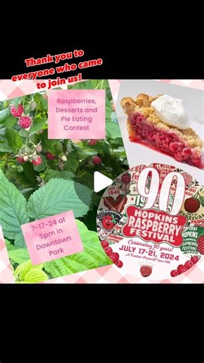 Hopkins Raspberry Festival on Instagram: "Thank you to everyone that came to join us! Thank you to all the participants and to Driskill’s and Perkins!"