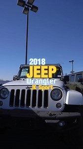 The 2018 Jeep Jk Sport 勞 We have some of the best pre-owned Jeeps in the state of Arizona! If you are in need of a quality premium car for a great deal, come stop by Sullivan Motor Company at 1515 W Broadway Rd, Mesa, AZ or call us at (877)574-1102. Check out our inventory at smcauto.com today! | Sullivan Motor Company Inc. | Facebook