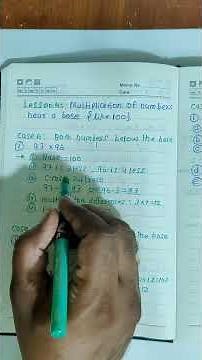 🧮 Vedic Math Lesson 4 | Fast Multiplication Trick | Speed Maths Made Easy