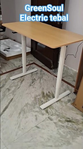 Soul Imperium Height Adjustable Table | Premium Ergonomic Office Desk Setup | Smooth Dual Motor