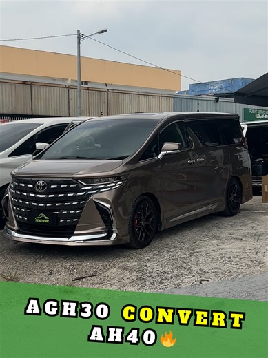 Toyota Alphard Vellfire AGH30 Conversion to AH40 Facelift