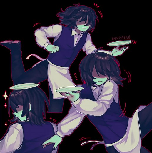 Kris Sprites Fan Art from Deltarune