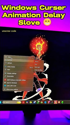 Windows Curser Animation Delay Slove .#shorts #codinglife #programming