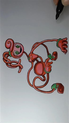 Drawing Mommy Long Legs Poppy Playtime #poppyplaytime