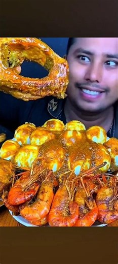 Big Fish With Rice Eating Asmr Video #short #asmr #mukbang #eatingsounds #food #eatingshow #foodie