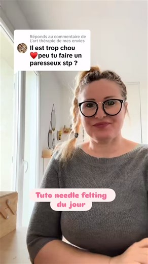 Episode1 un petit tuto de needle felting d’un petit animal que vous me suggérez 😁 Autant partagez avec vous cette technique 😉 #needlefelting #needlefeltingtutorial #woolfelt #tutorial | Pet Woolings