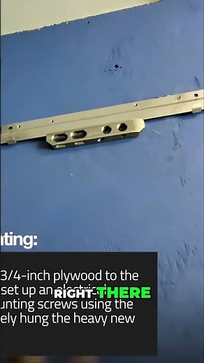 DIY Wall Mount: Epic Setup & Struggle To Hang It! #shorts