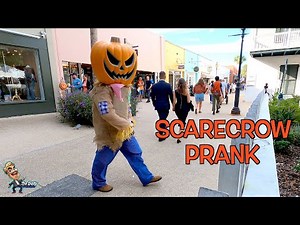 SCARY SCARECROW PRANK! - FUNNY PRANK REACTIONS!