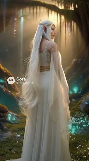 Beautiful Elf Girl in a Magical Forest | Sora AI Fantasy Video #aianimation #aicreature #aivideo