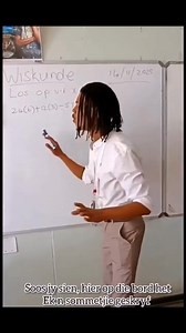 Hierdie video is Wiskunde Juffie approved! Update: Janion Kennedy is nie ń onderwyser nie, maar ń rymkletser van Toeka (so sê ń kenner in die kommentaar afdeling hieronder- Dankie vir die deel). | Wiskunde Juffie
