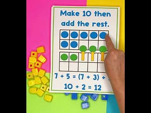 Addition strategies: make 10 then add the rest / make 10 then add some more