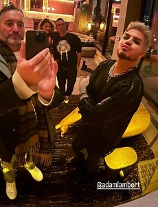 Adam Lambert with friends in new York/ Adam story "Happy Birthday Dad!", November 14