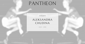 Aleksandra Chudina Biography | Pantheon