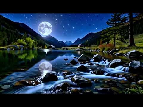 3 Hours of Forest Water Sounds 🌌 | Babbling Brook for Deep Sleep