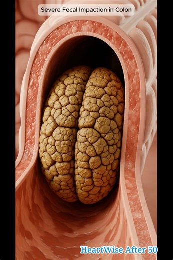Severe Fecal Impaction in Colon | Hardened Stool Blockage 3D #shorts #animation #guthealth