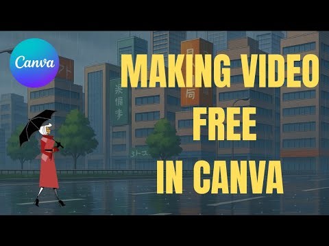 How to design anime video in canva | canva tutorial | canva design