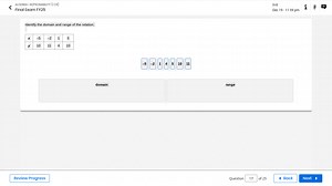 ALGEBRA I W/PROBABILITY (1 CR) DUE Final Exam FY25 Dec 19 - 11:... | Filo
