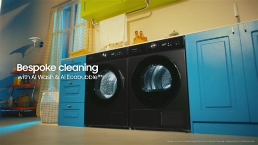 Laundry can be done easily and efficiently with Bespoke! Intelligent Bespoke washing machine washes thoroughly but gently with the optimal amount of water and detergent with AI Wash cycle. * Available models and colors may vary by country #Samsung | Samsung Global