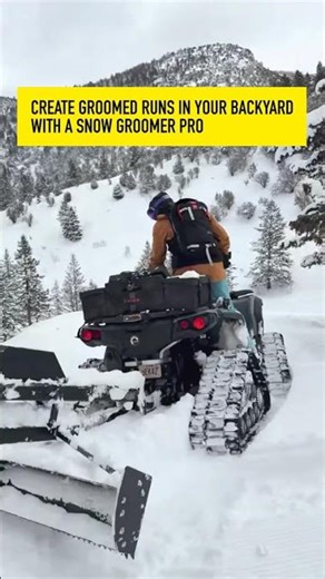 Create your own Ski Runs #skiing