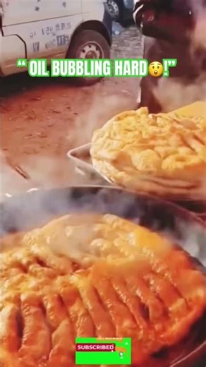 Oil Boiling, Pancake EXPLODING 😳#trending #food #streetfood
