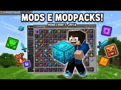COMO BAIXAR E INSTALAR MODS E MODPACKS NO MINECRAFT JAVA - TUTORIAL ATUALIZADO! [SEM ERRO]