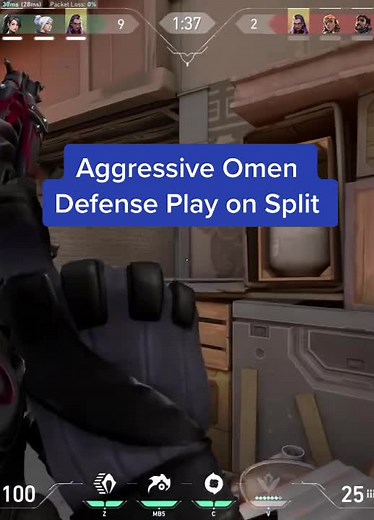 Aggressive Omen Defense Play on Split