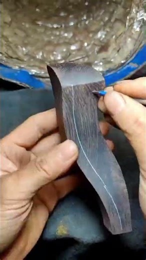 the process of making pattern lines #shorts