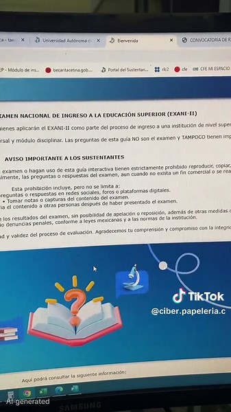 Simulador de examen Ceneval Buap