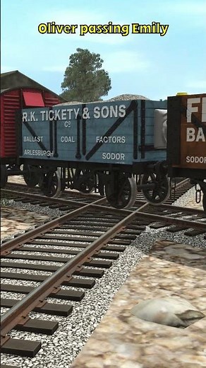 Oliver passing Emily #trainz22 #thomasthetankengineandfriends