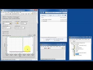 LabVIEW code: Headless datalogger and file I/O (expected results)