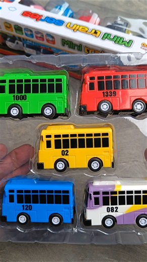 ASMR Unboxing and Testing Tayo Bus, Titipo, Genie, Eric, Loco, Diesel ASMR No Talking #toys #asmr