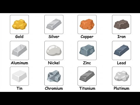 Every Metallic Mineral Explained in 6 Minutes