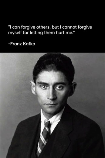 Franz Kafka on Pain, Forgiveness & Self-Blame | A Quote That Stays With You