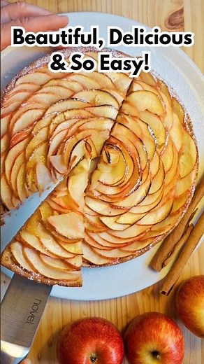 Gluten- free & vegan EASY Baking #glutenfreeveganmelli apple rose tart