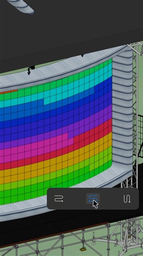 Vectorworks_deutsch on Instagram: "Flach, gebogen, 3D? Das neue LED-Wand-Werkzeug ermöglicht die Konstruktion von Videoflächen in beliebiger Form! 🤩 Bei der Inside Vectorworks Entertainment haben wir das neue Werkzeug ganz genau unter die Lupe genommen. Das Video dazu ist jetzt auf YouTube verfügbar: Link in Bio ⬆️"