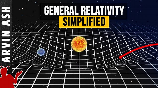 General relativity explained simply & visually