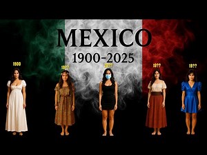 Mexican Women’s Fashion Evolution | 1900–2025 👗🇲🇽