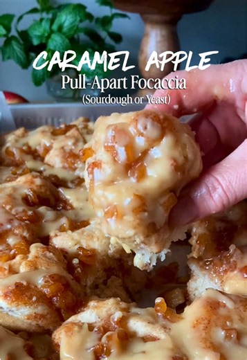 Caramel Apple Pie Pull-Apart Focaccia recipe