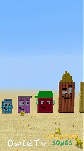 Fibonacci Numbers Song (1)Intro | Minecraft Numberblocks Counting Songs | Math Songs for Kids