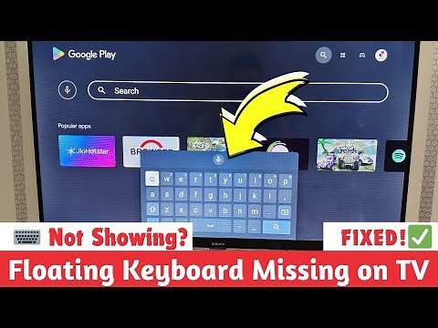 Fix Floating Keyboard Not Working on Android TV 💡 | Smart TV On-Screen Keyboard Problem Fixed