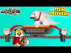 I created a DELIVERY NETWORK in Minecraft Create Mod [#19]
