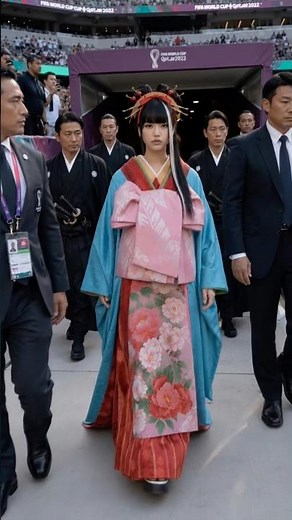 Maro enters the World Cup stage in Japanese style.