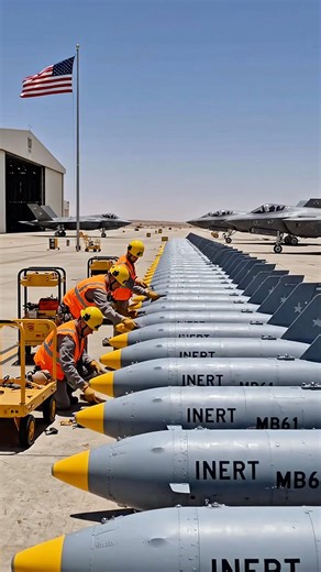 United States F-35 Bomb Loading ASMR | Full 5 Scene Sunset Lineup 🇺🇸✈️💣🎧