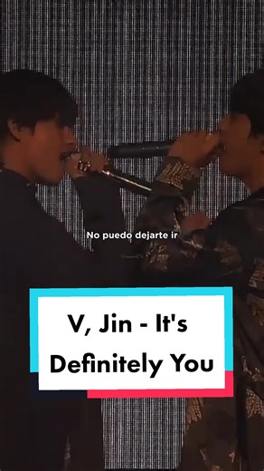It's Definitely You - V, Jin #v #kimtaehyung #jin #kimseokjin #itsdefinitelyyou #hwarang #music #live #army #concert